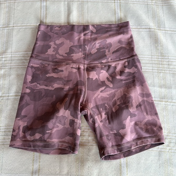 lululemon athletica Pants - Lululemon Align Short 6" Incognito Camo Pink Taupe Multi 4